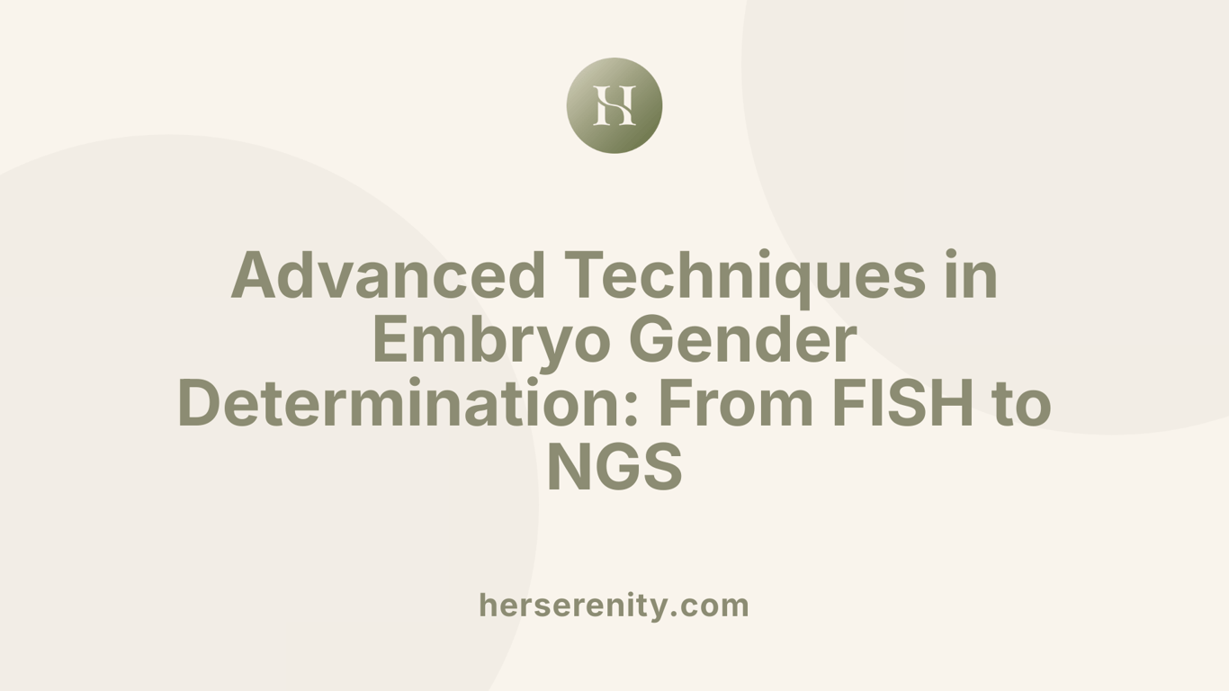 Advanced Techniques in Embryo Gender Determination: From FISH to NGS