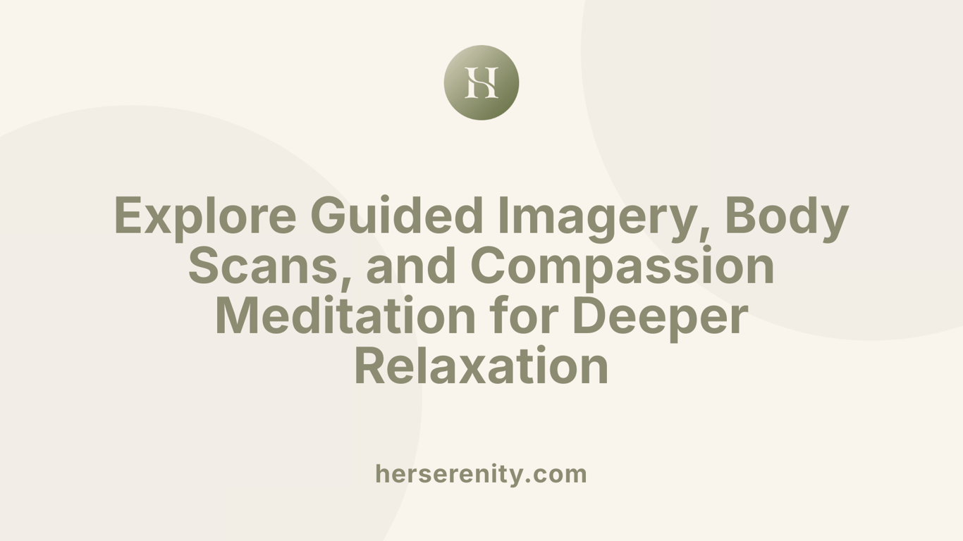 Explore Guided Imagery, Body Scans, and Compassion Meditation for Deeper Relaxation
