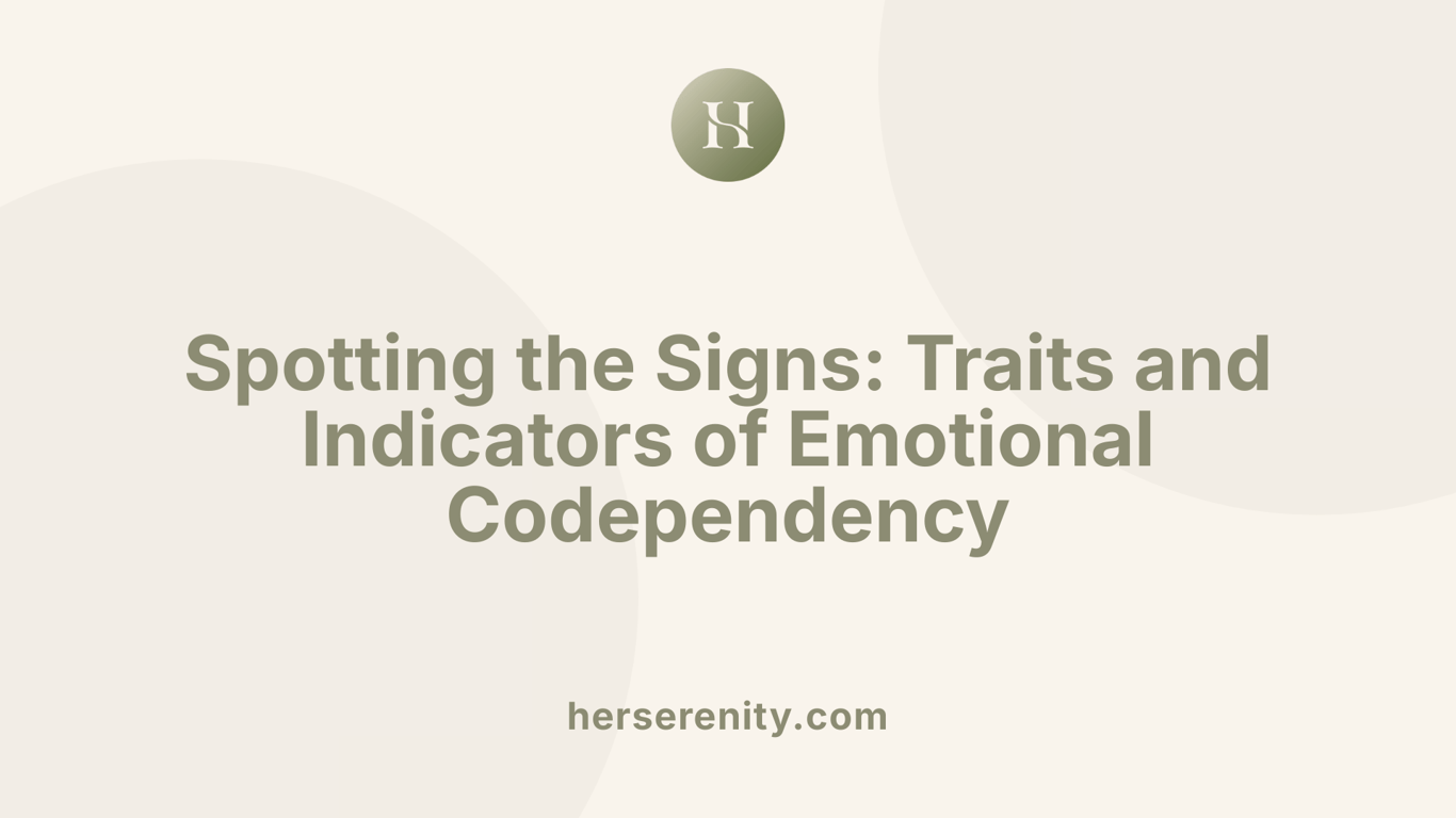 Spotting the Signs: Traits and Indicators of Emotional Codependency