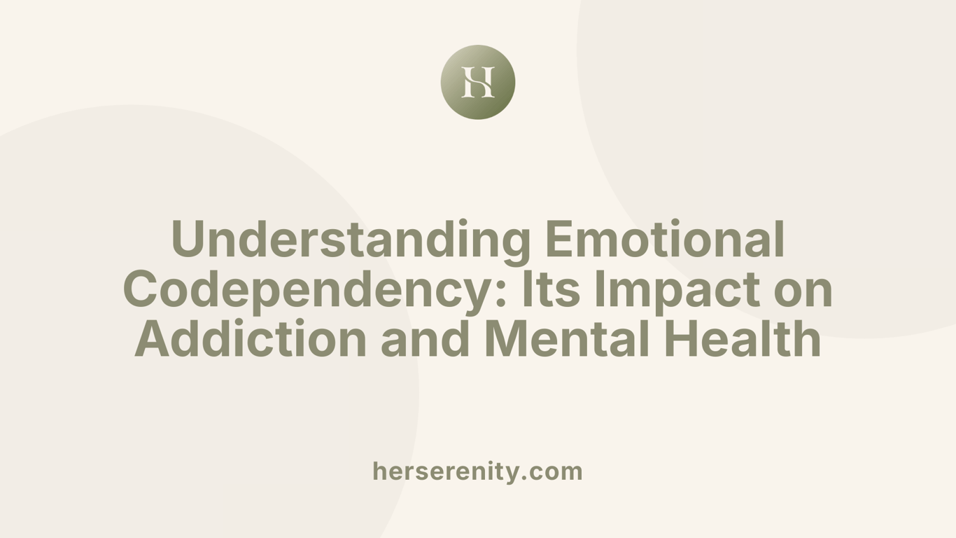 Understanding Emotional Codependency: Its Impact on Addiction and Mental Health