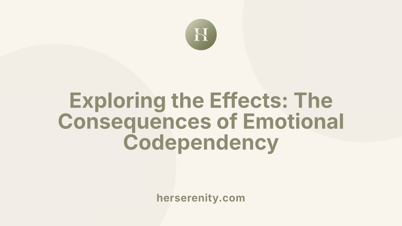 Exploring the Effects: The Consequences of Emotional Codependency