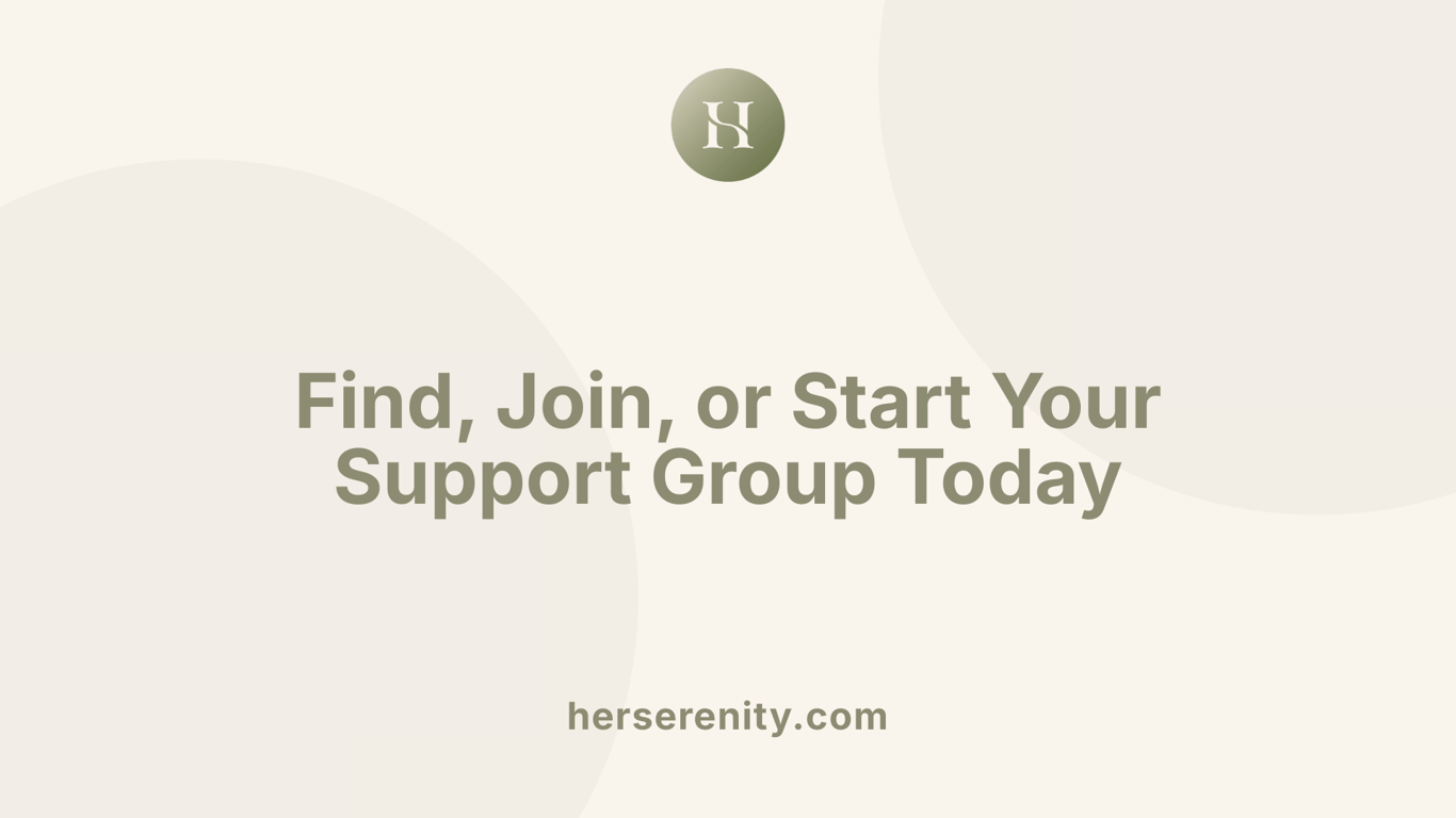 Find, Join, or Start Your Support Group Today
