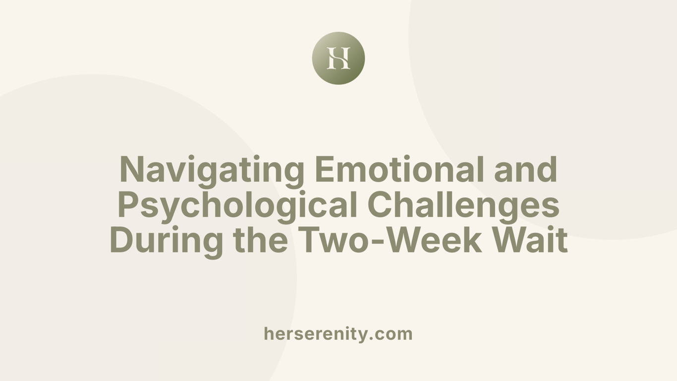 Navigating Emotional and Psychological Challenges During the Two-Week Wait