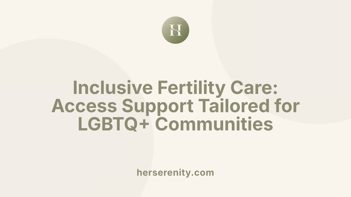 Inclusive Fertility Care: Access Support Tailored for LGBTQ+ Communities