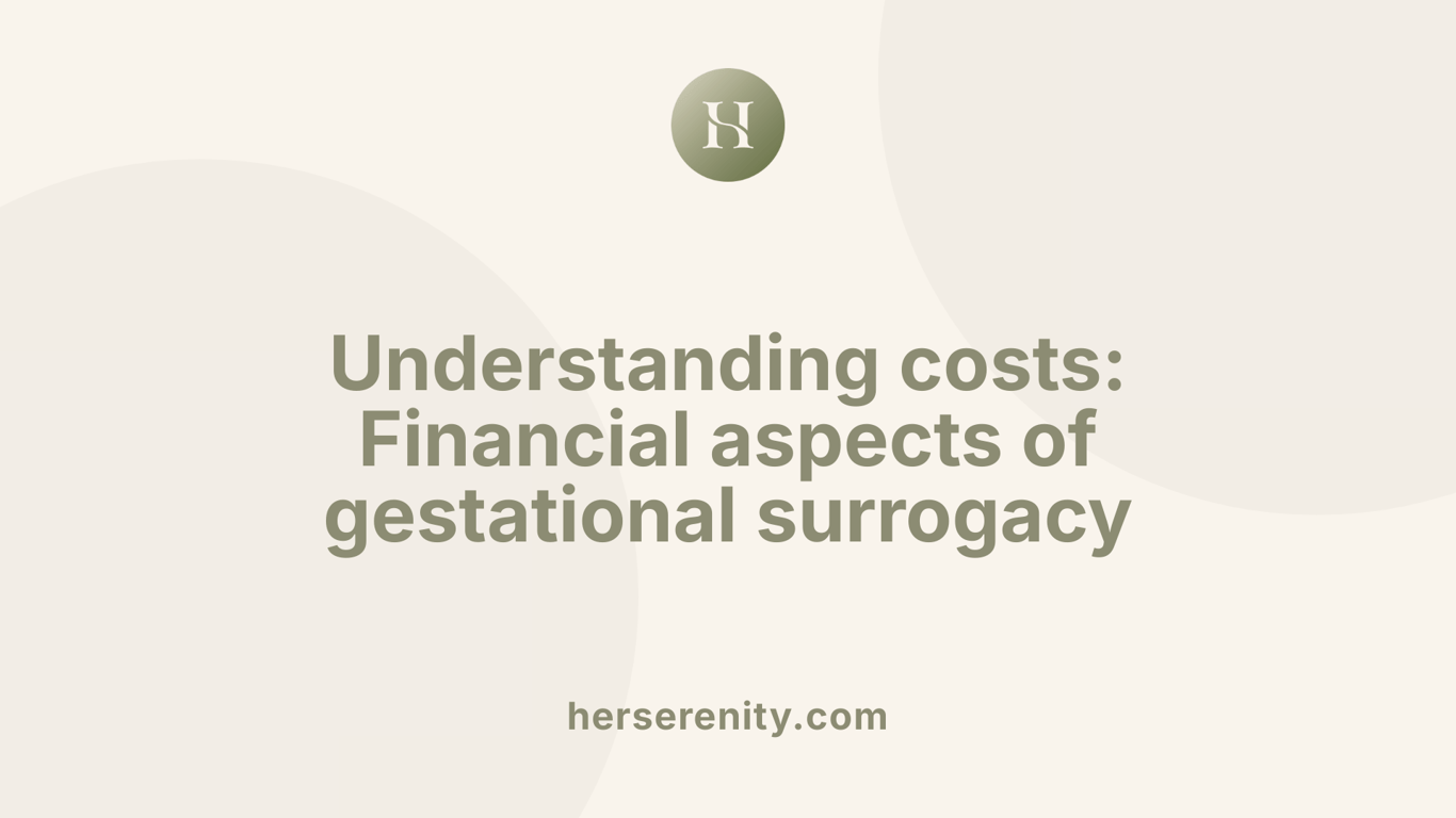 Understanding costs: Financial aspects of gestational surrogacy