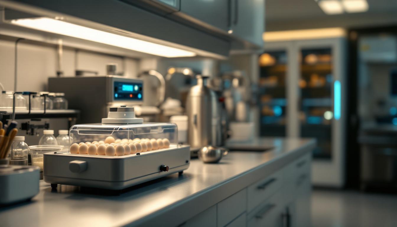 How long does egg thawing take before transfer?