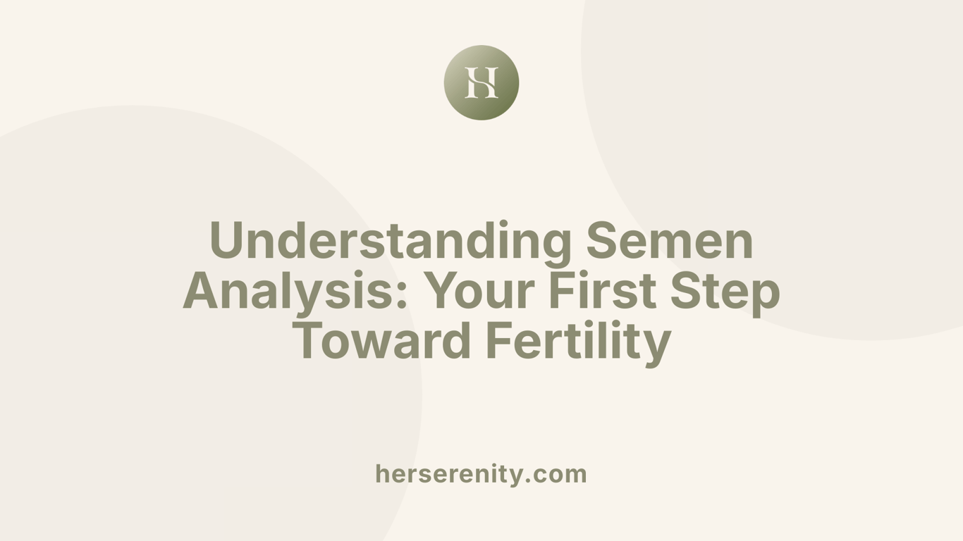 Understanding Semen Analysis: Your First Step Toward Fertility