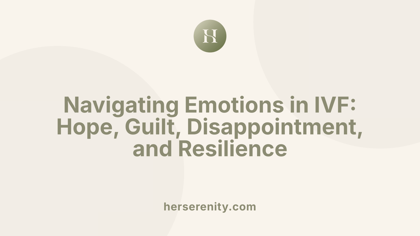 Navigating Emotions in IVF: Hope, Guilt, Disappointment, and Resilience