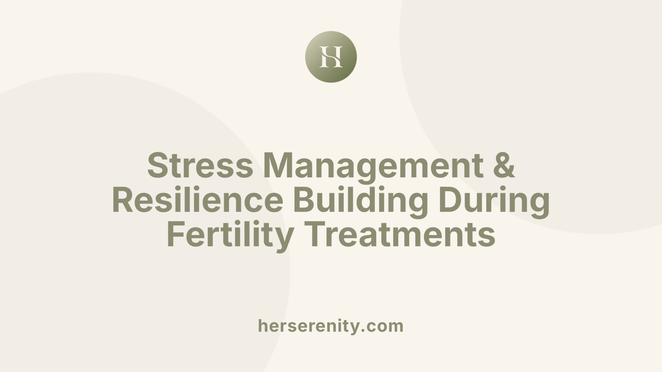Stress Management &amp; Resilience Building During Fertility Treatments