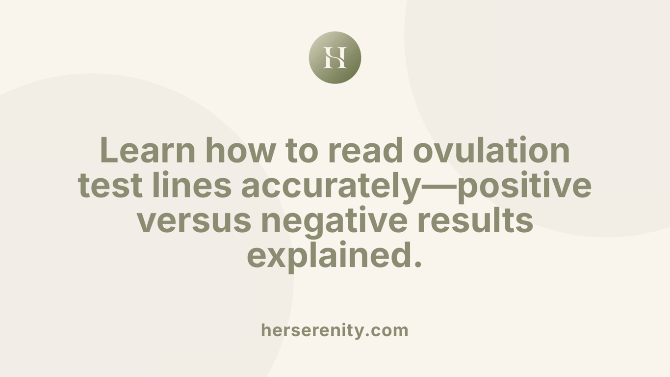 Learn how to read ovulation test lines accurately—positive versus negative results explained.