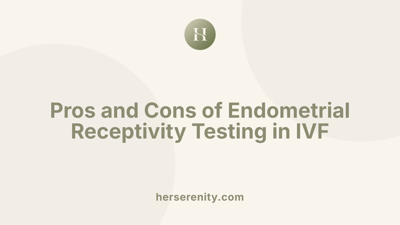 Pros and Cons of Endometrial Receptivity Testing in IVF