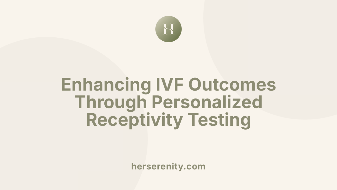 Enhancing IVF Outcomes Through Personalized Receptivity Testing