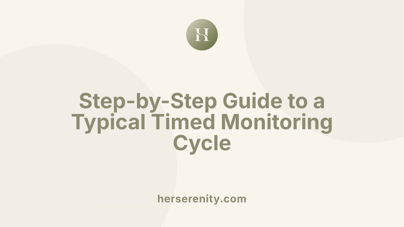 Step-by-Step Guide to a Typical Timed Monitoring Cycle