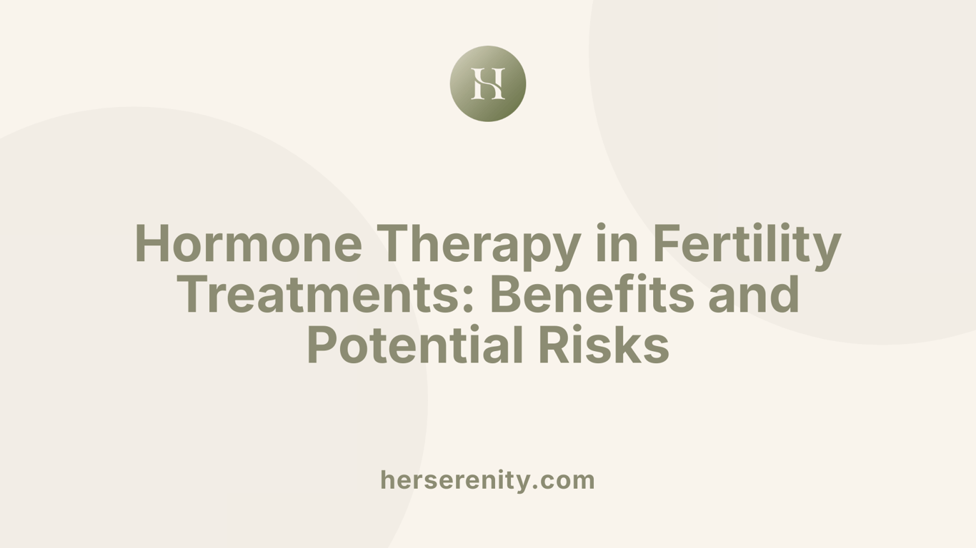 Hormone Therapy in Fertility Treatments: Benefits and Potential Risks