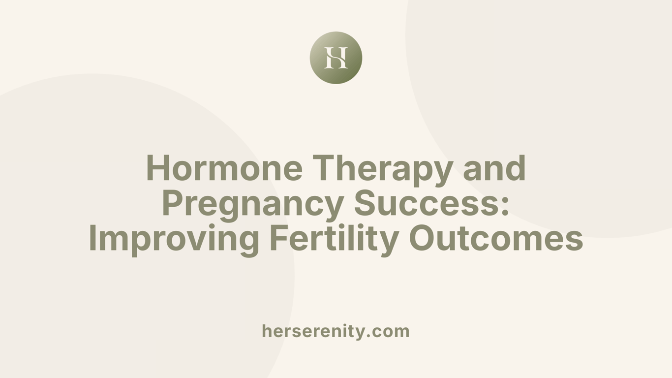 Hormone Therapy and Pregnancy Success: Improving Fertility Outcomes