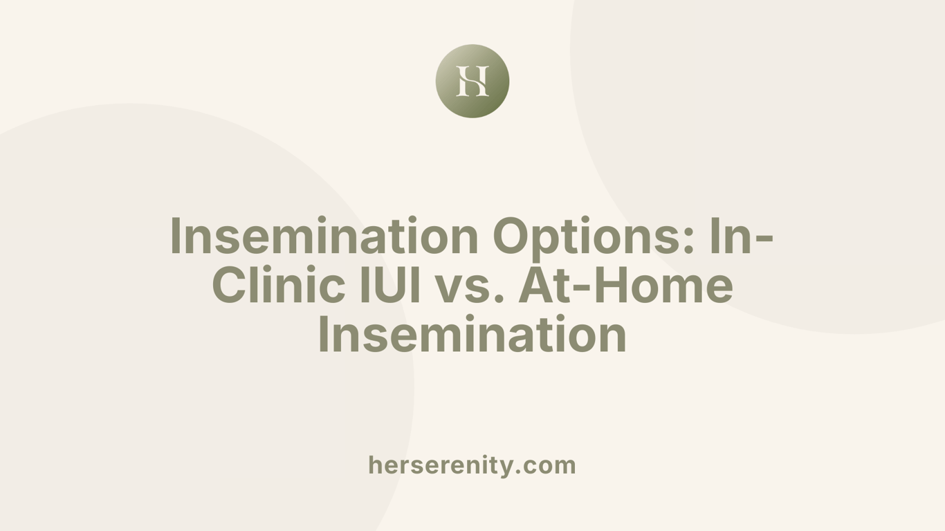 Insemination Options: In-Clinic IUI vs. At-Home Insemination