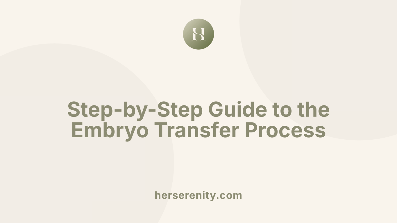 Step-by-Step Guide to the Embryo Transfer Process