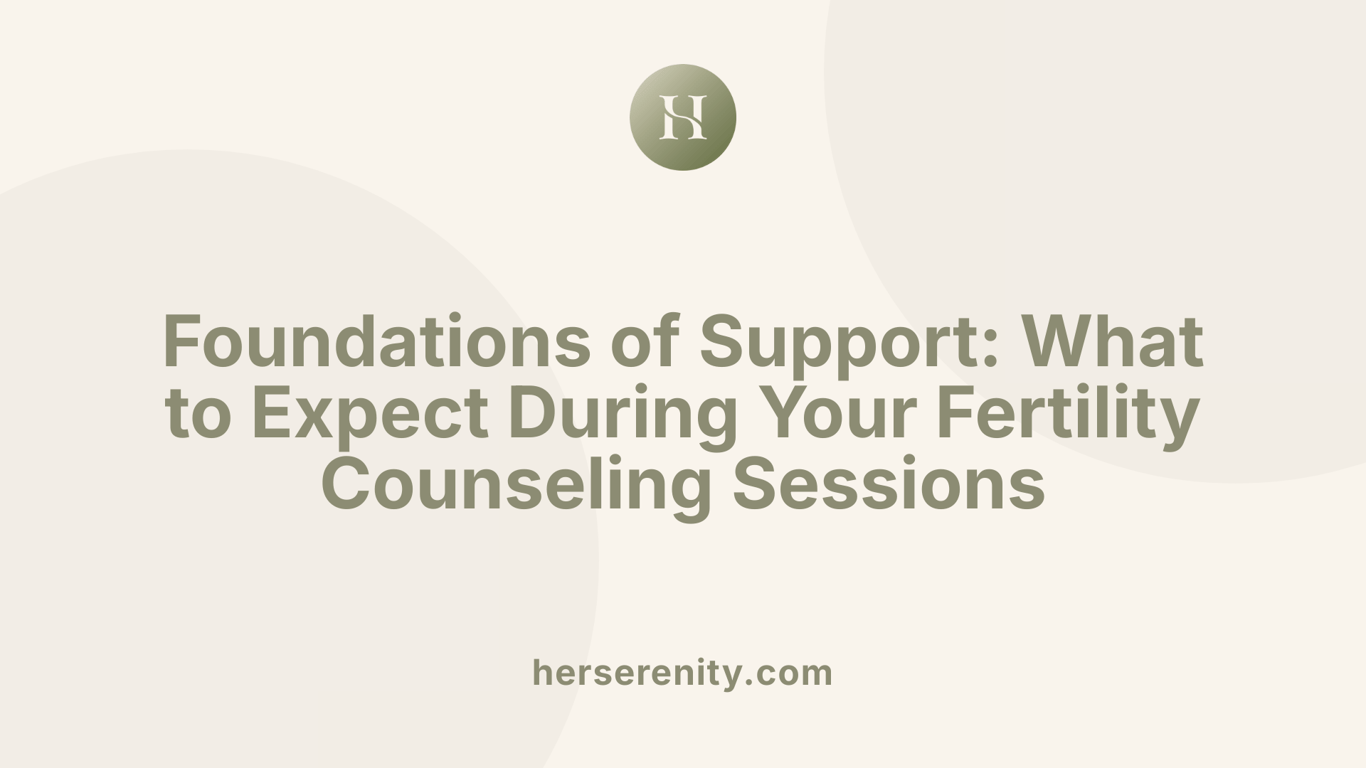 Foundations of Support: What to Expect During Your Fertility Counseling Sessions
