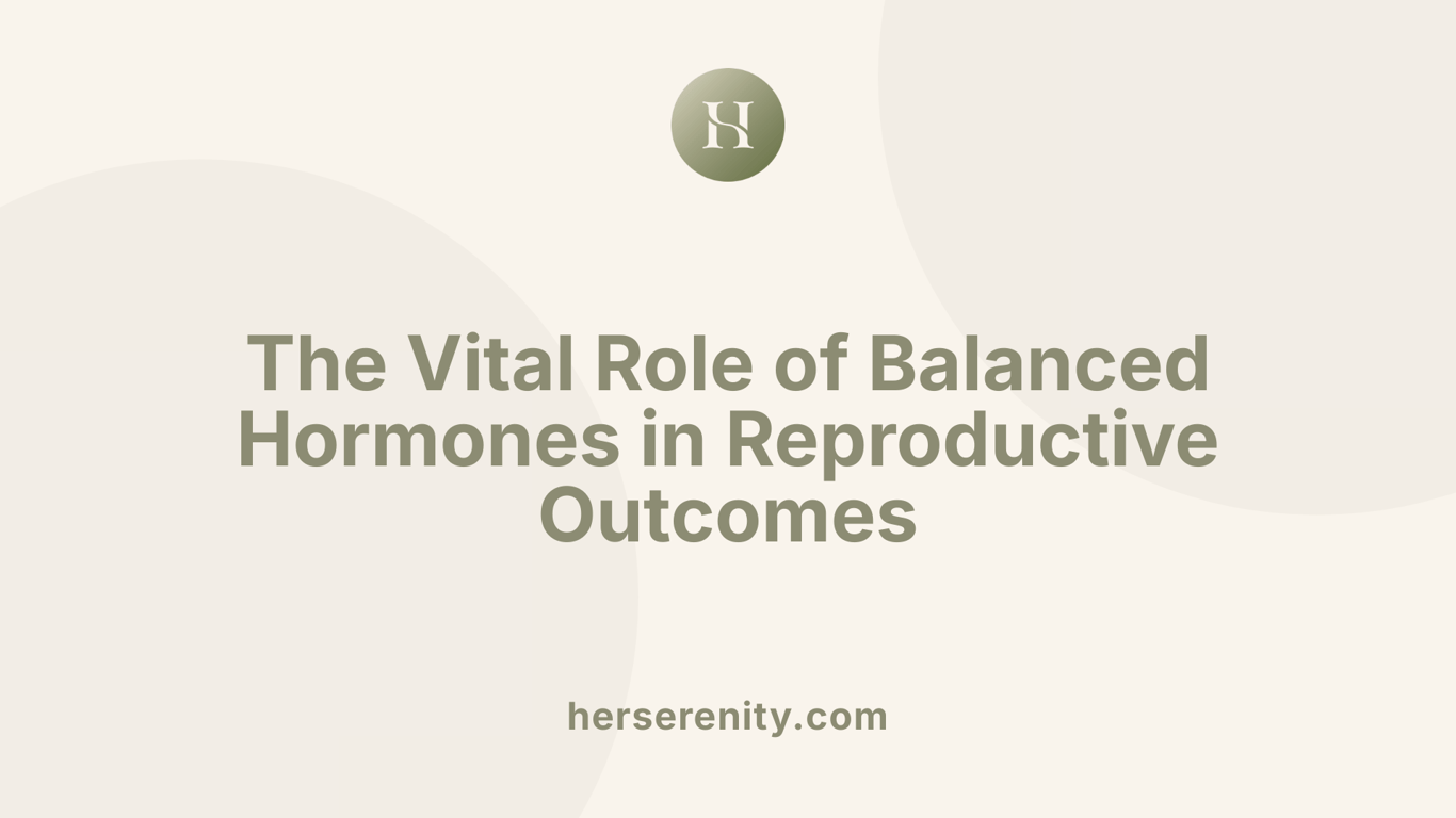 The Vital Role of Balanced Hormones in Reproductive Outcomes