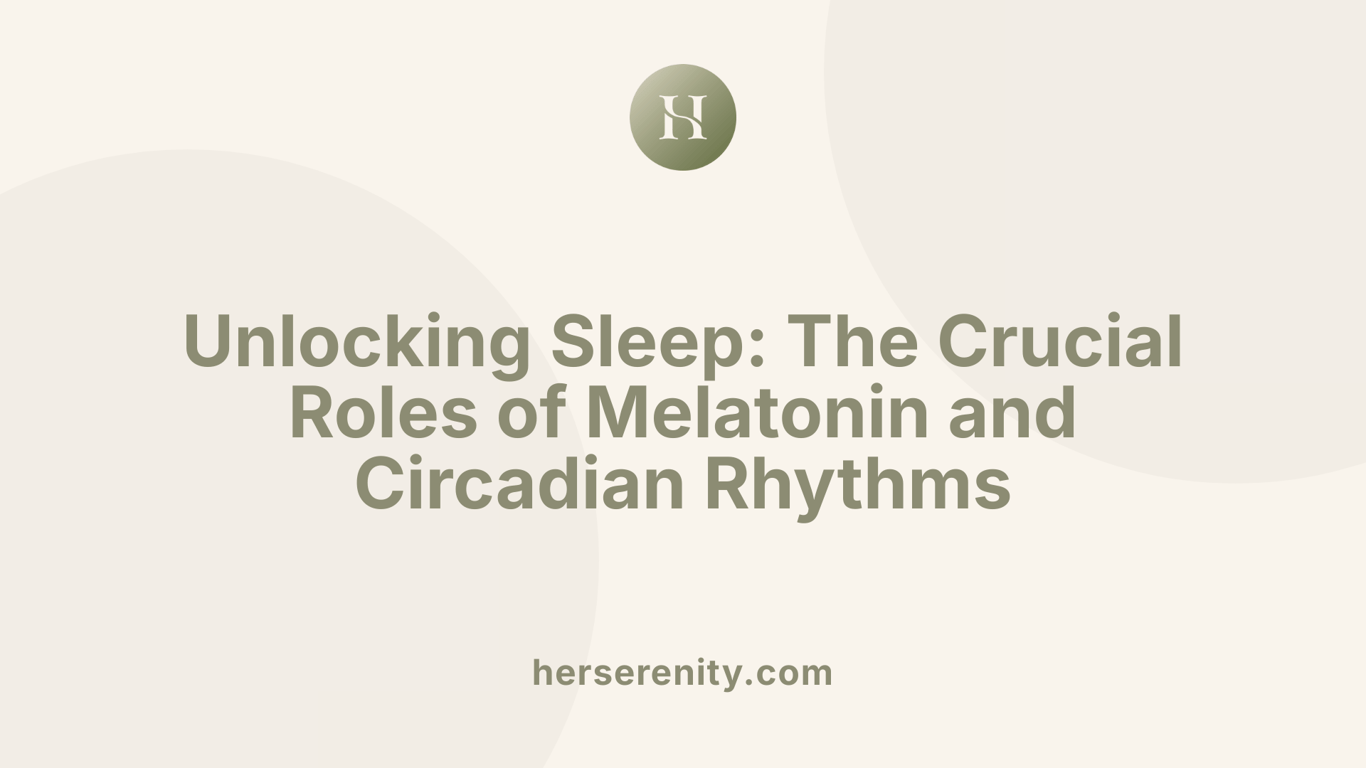 Unlocking Sleep: The Crucial Roles of Melatonin and Circadian Rhythms