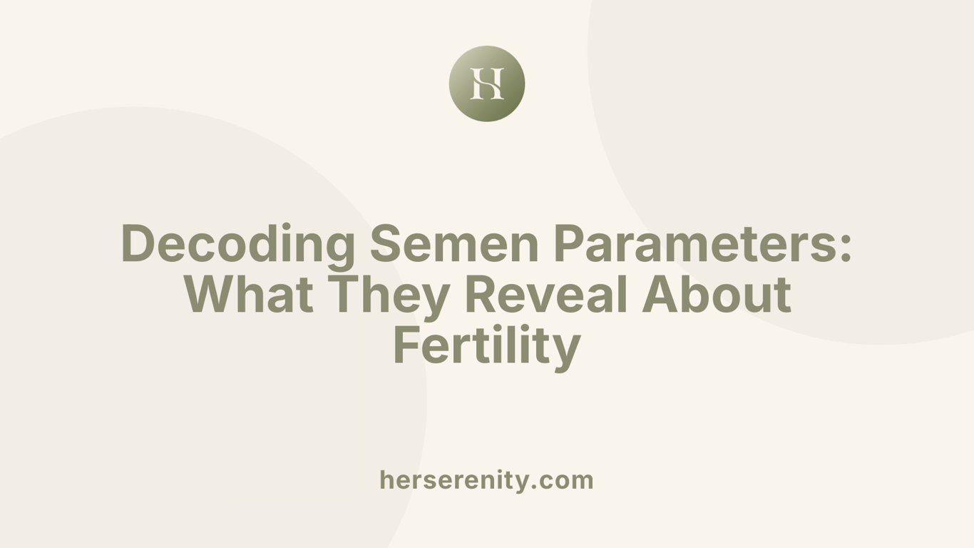 Decoding Semen Parameters: What They Reveal About Fertility