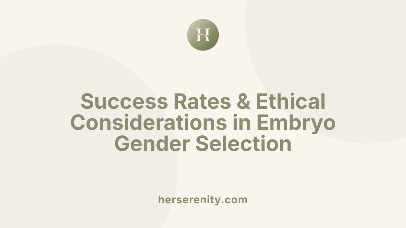 Success Rates &amp; Ethical Considerations in Embryo Gender Selection