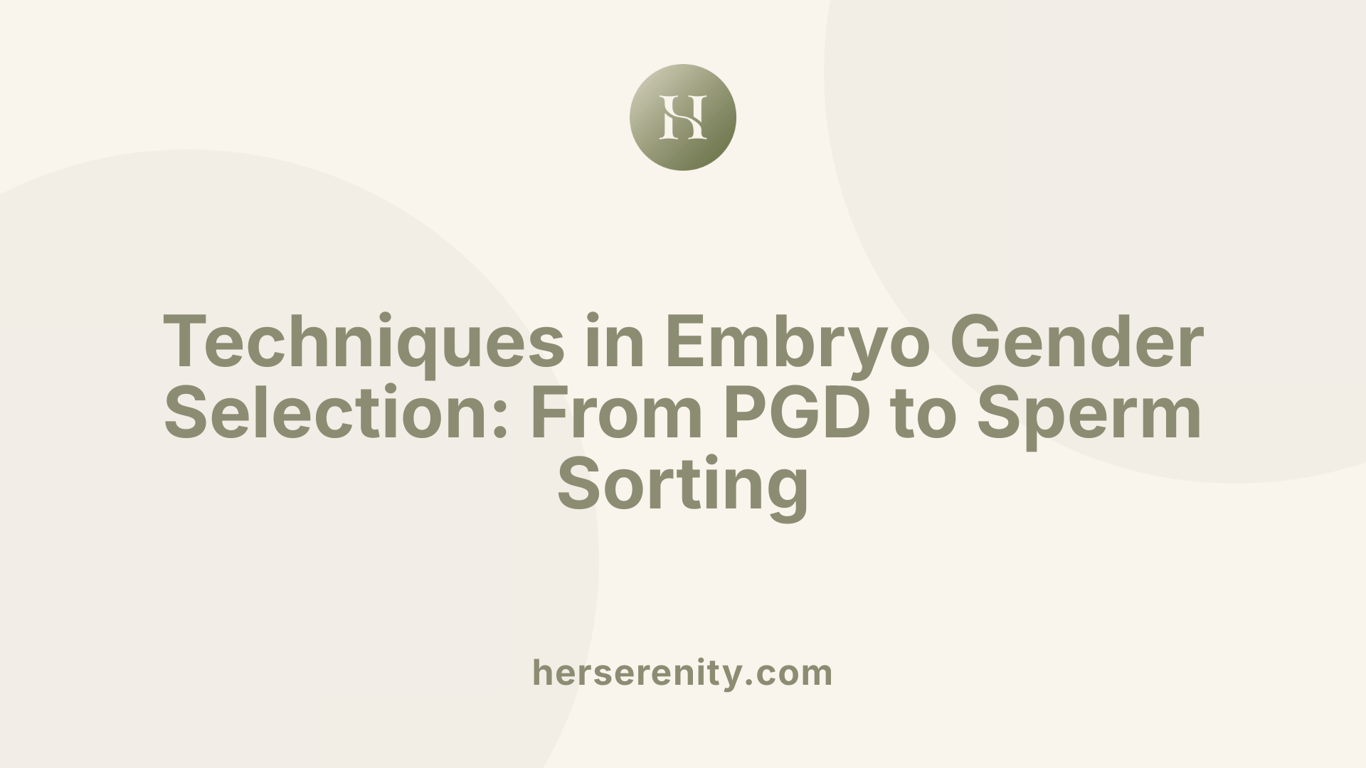 Techniques in Embryo Gender Selection: From PGD to Sperm Sorting