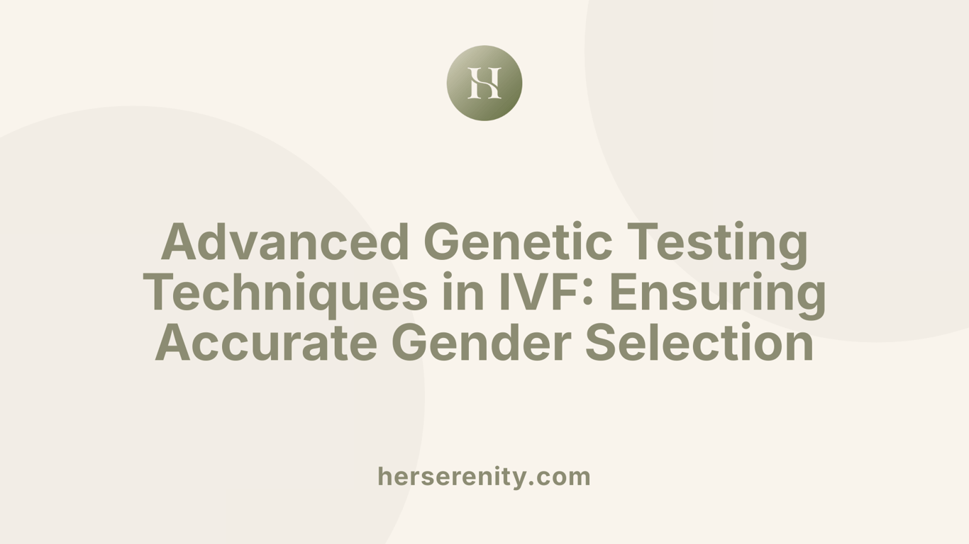 Advanced Genetic Testing Techniques in IVF: Ensuring Accurate Gender Selection