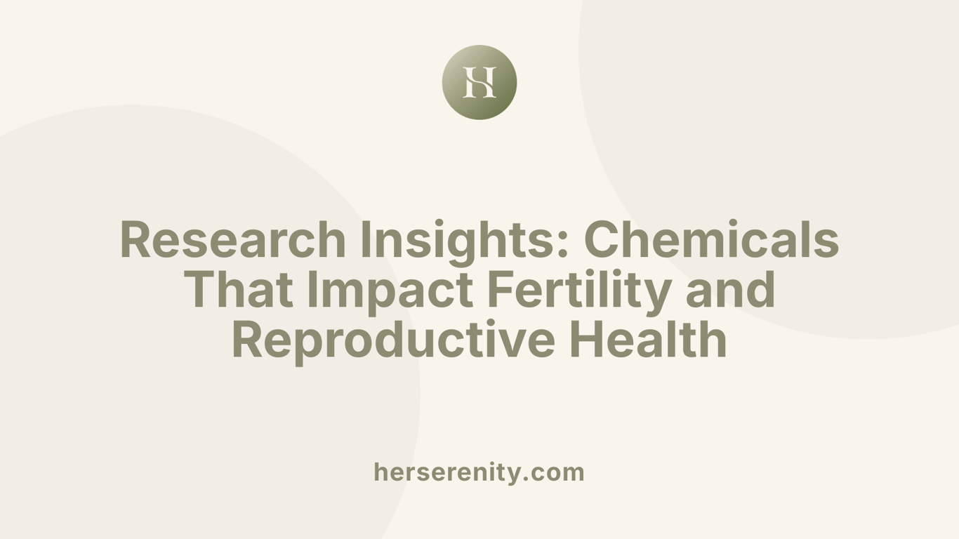 Research Insights: Chemicals That Impact Fertility and Reproductive Health