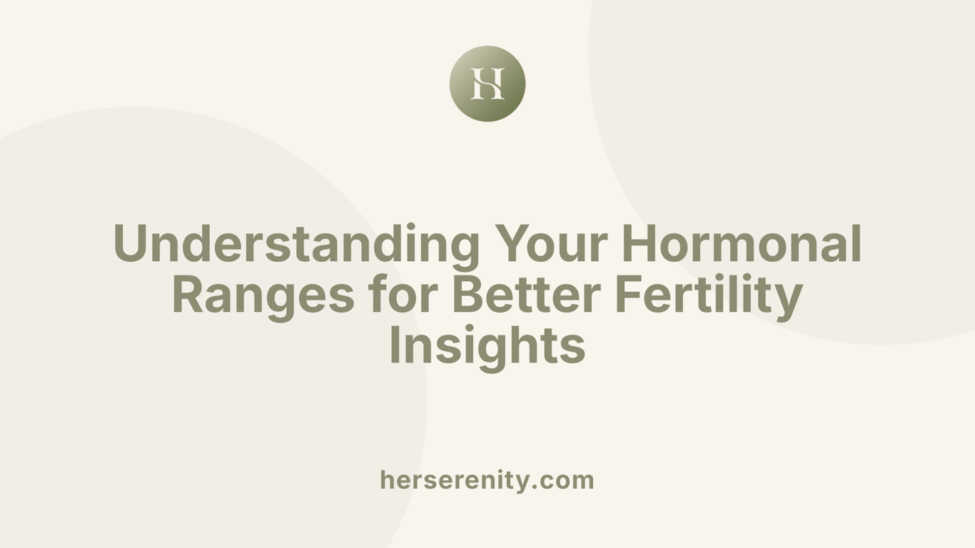 Understanding Your Hormonal Ranges for Better Fertility Insights