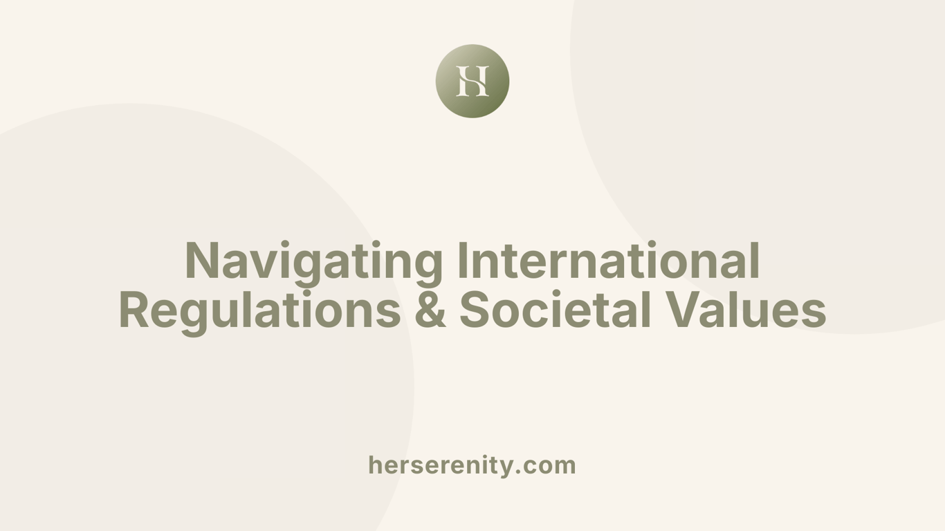 Navigating International Regulations &amp; Societal Values