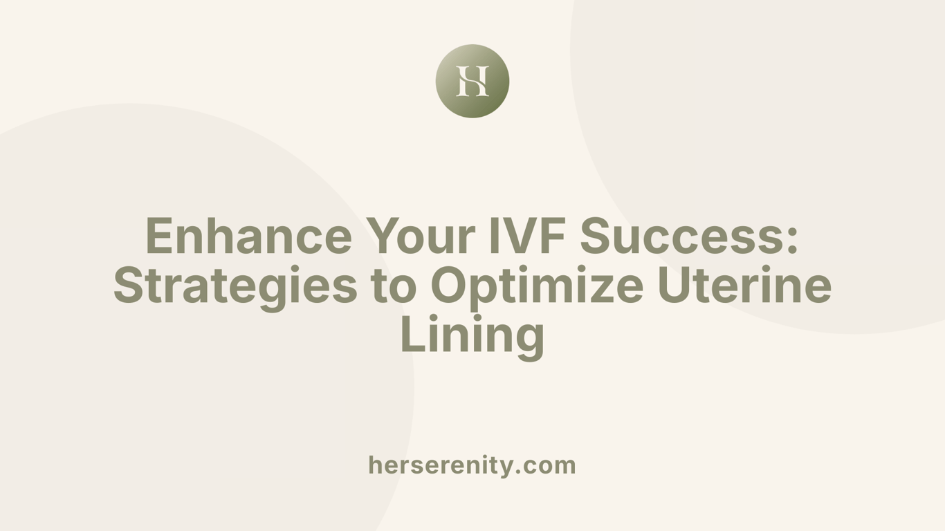 Enhance Your IVF Success: Strategies to Optimize Uterine Lining