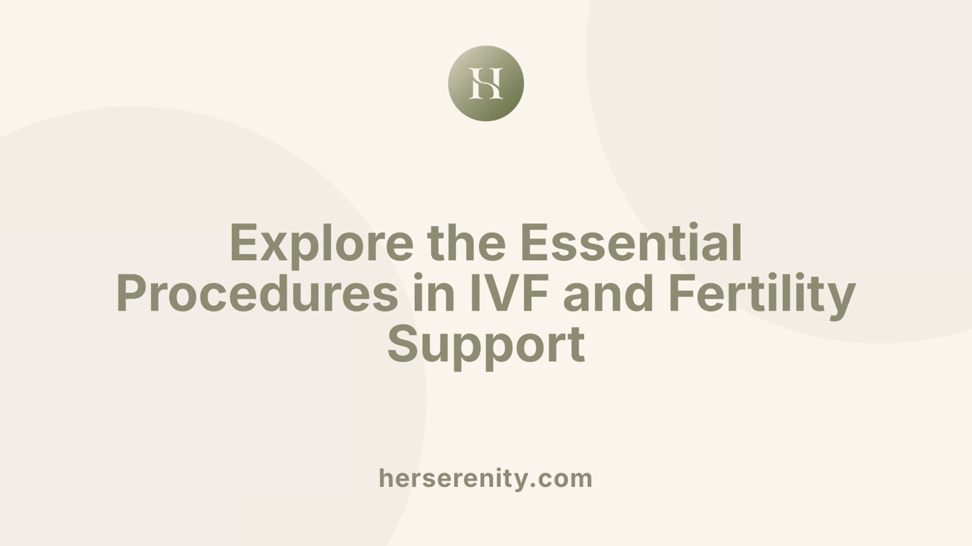 Explore the Essential Procedures in IVF and Fertility Support