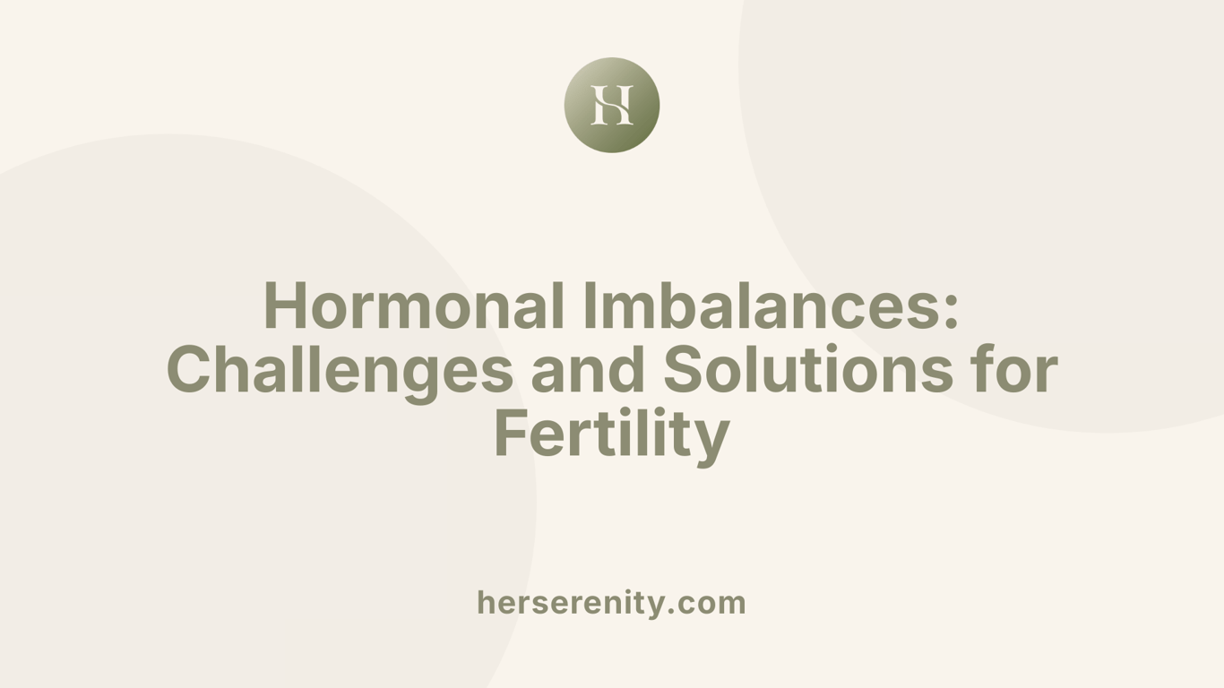 Hormonal Imbalances: Challenges and Solutions for Fertility