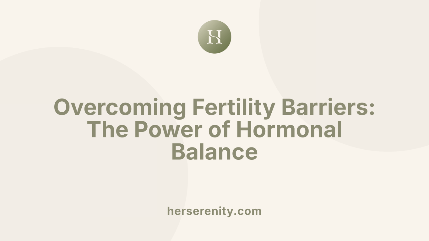 Overcoming Fertility Barriers: The Power of Hormonal Balance