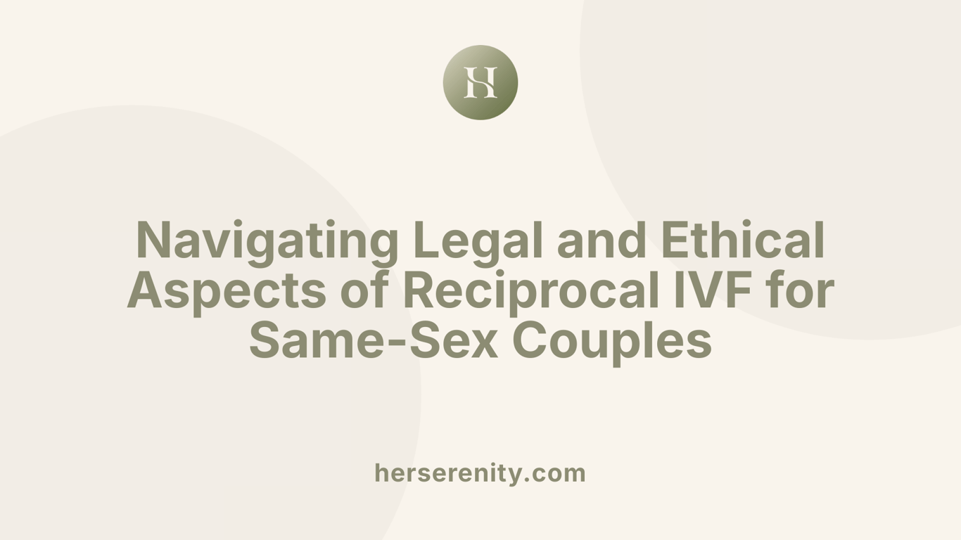 Navigating Legal and Ethical Aspects of Reciprocal IVF for Same-Sex Couples