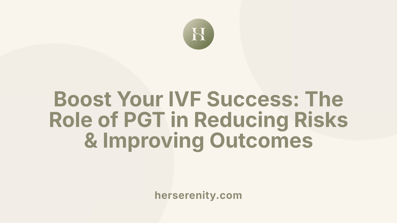 Boost Your IVF Success: The Role of PGT in Reducing Risks &amp;amp; Improving Outcomes