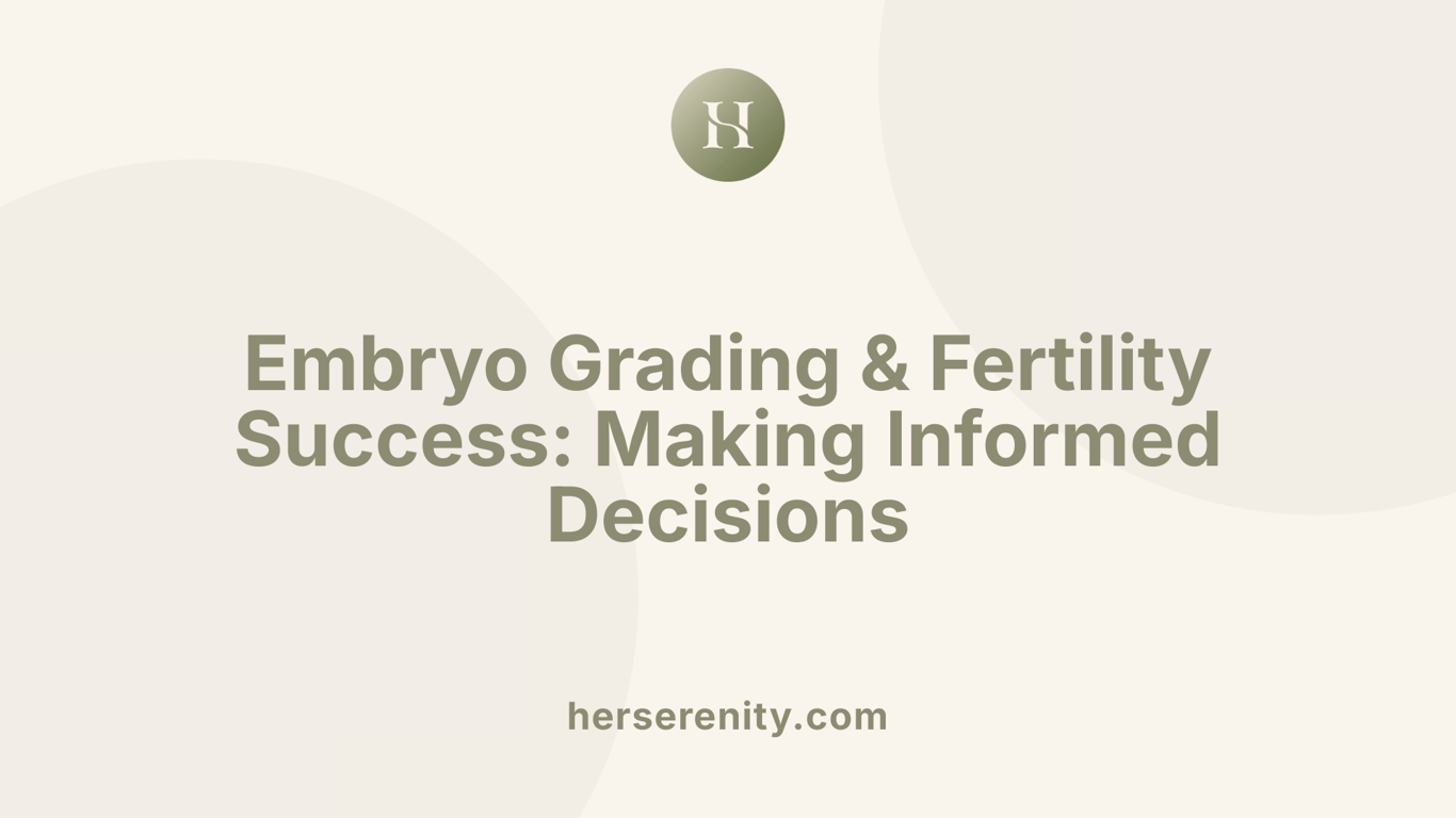 Embryo Grading &amp; Fertility Success: Making Informed Decisions