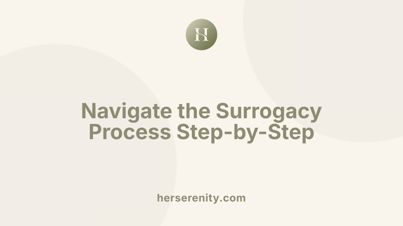 Navigate the Surrogacy Process Step-by-Step