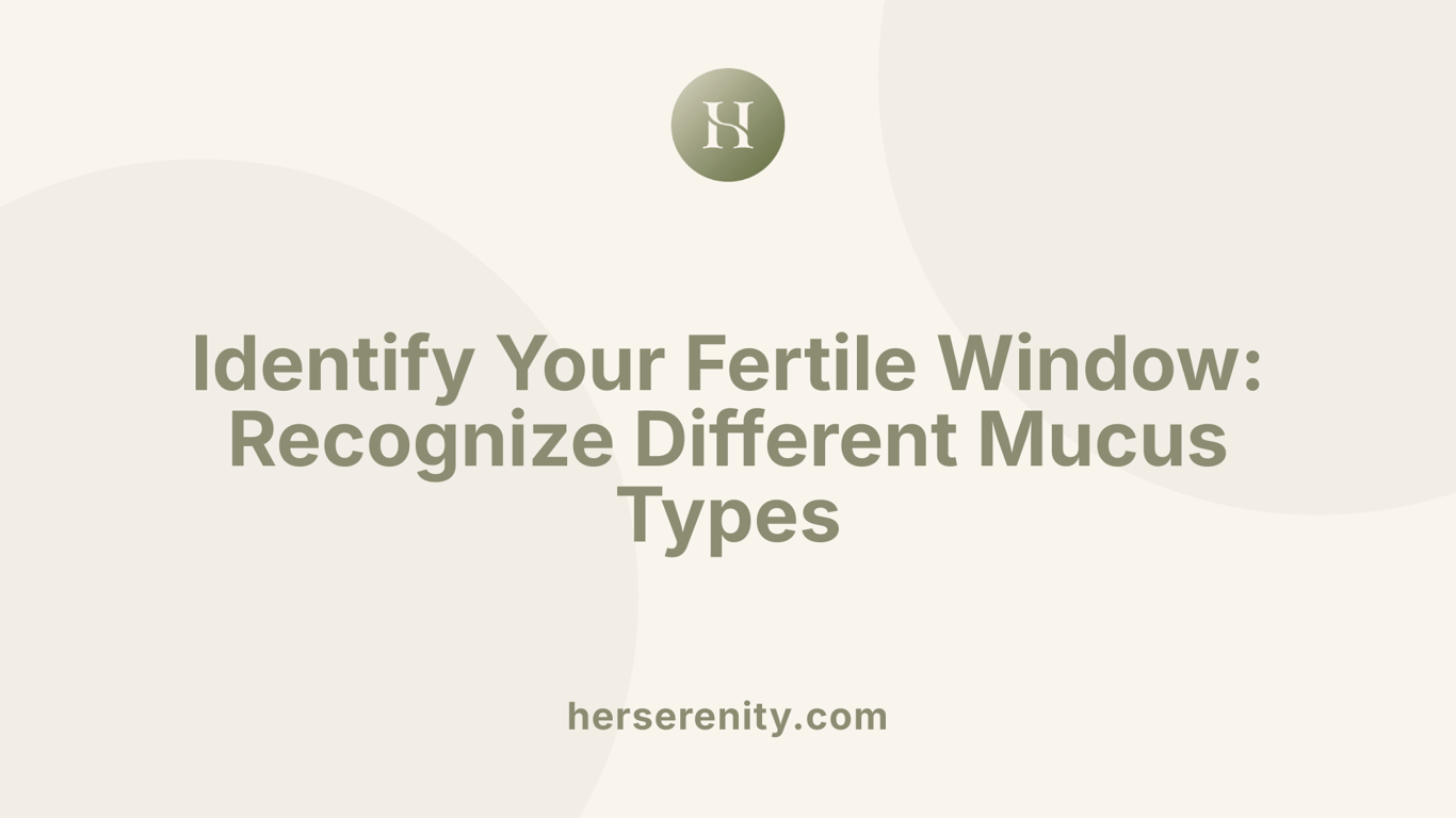 Identify Your Fertile Window: Recognize Different Mucus Types