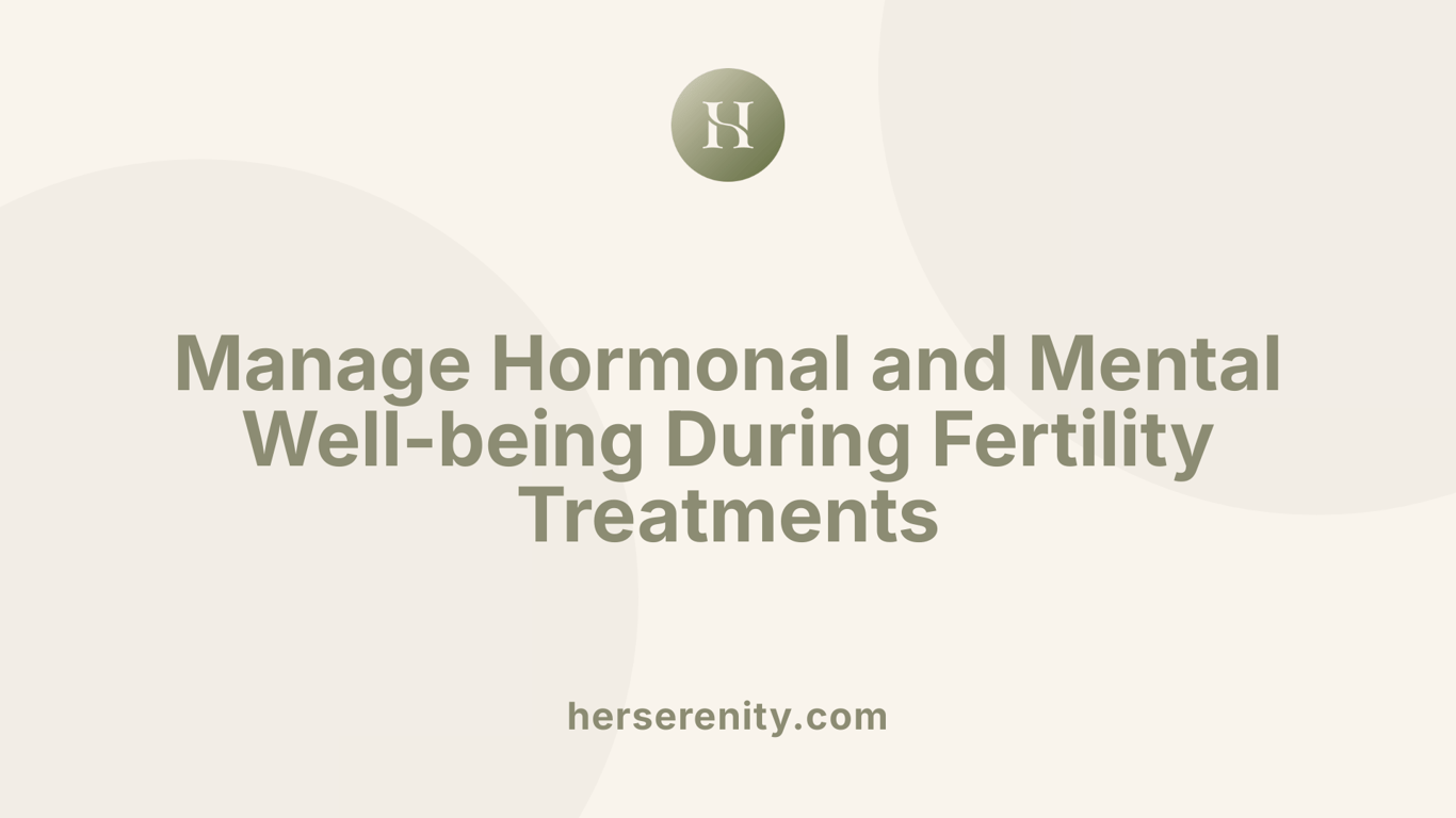 Manage Hormonal and Mental Well-being During Fertility Treatments
