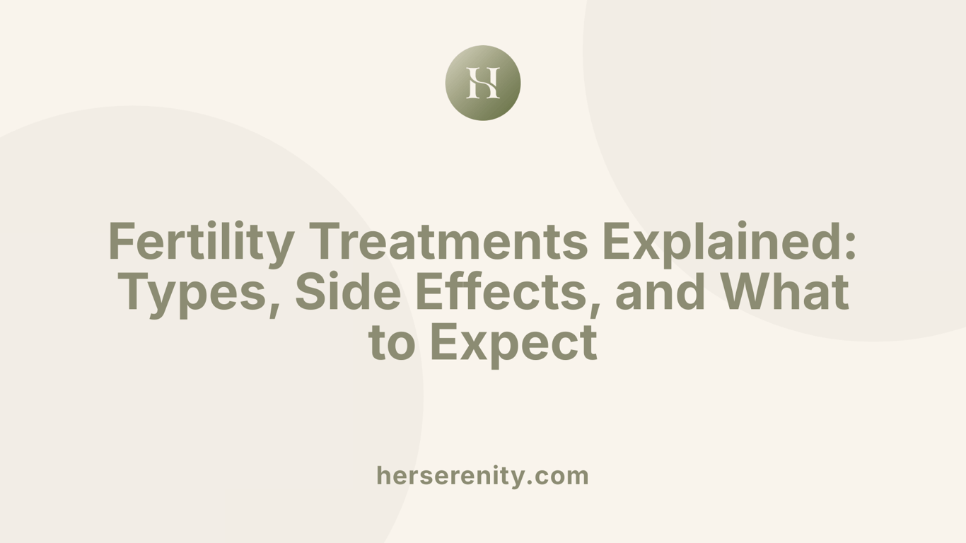 Fertility Treatments Explained: Types, Side Effects, and What to Expect