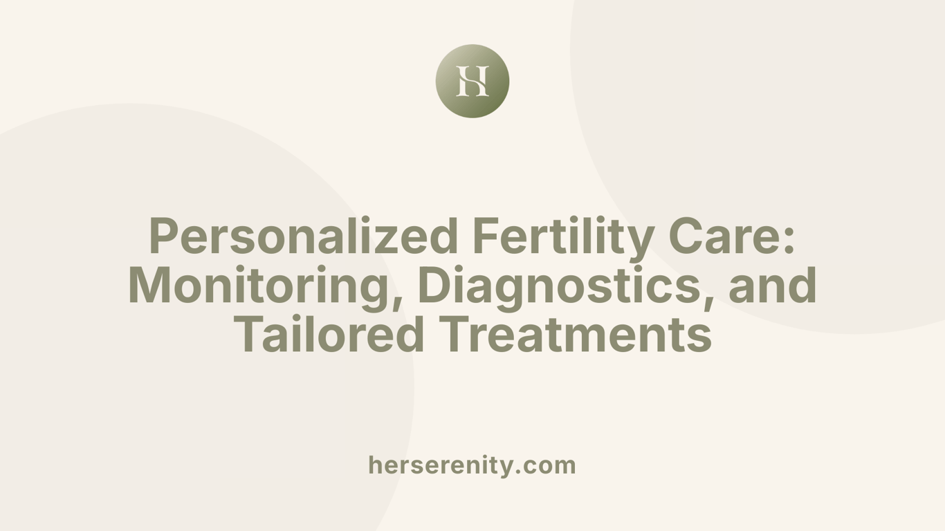 Personalized Fertility Care: Monitoring, Diagnostics, and Tailored Treatments