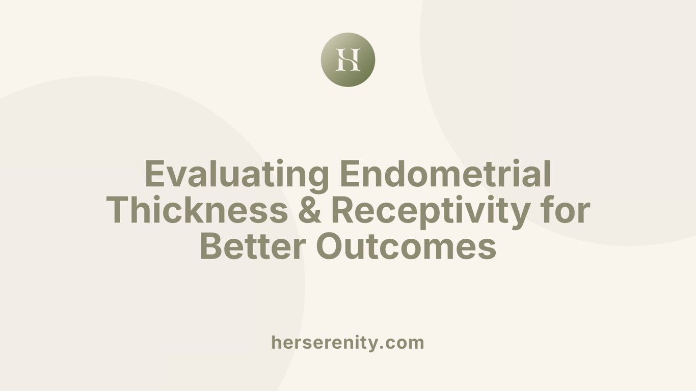 Evaluating Endometrial Thickness &amp; Receptivity for Better Outcomes