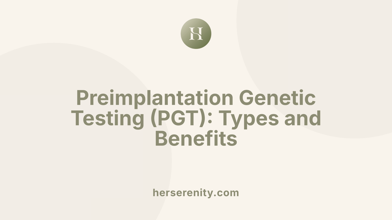 Preimplantation Genetic Testing (PGT): Types and Benefits