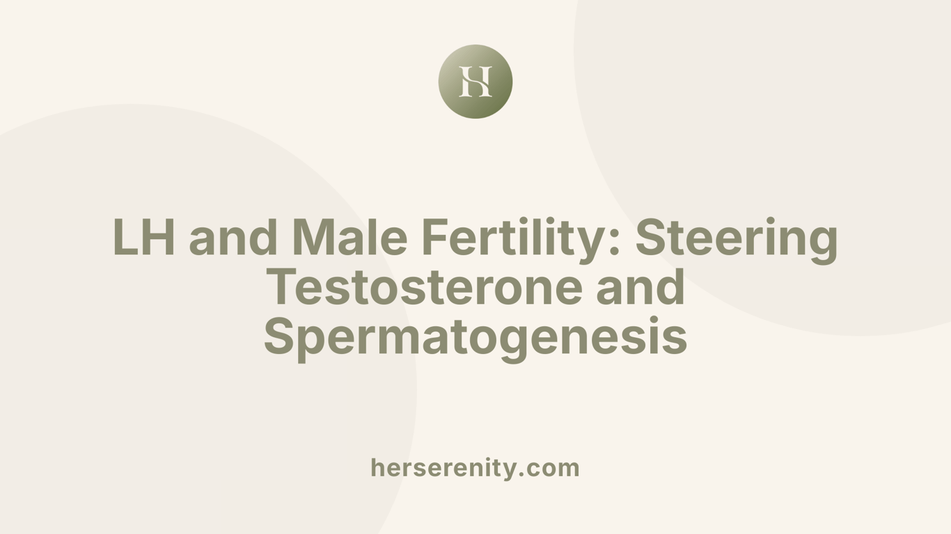 LH and Male Fertility: Steering Testosterone and Spermatogenesis