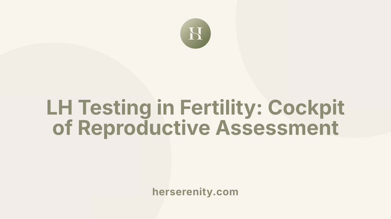 LH Testing in Fertility: Cockpit of Reproductive Assessment