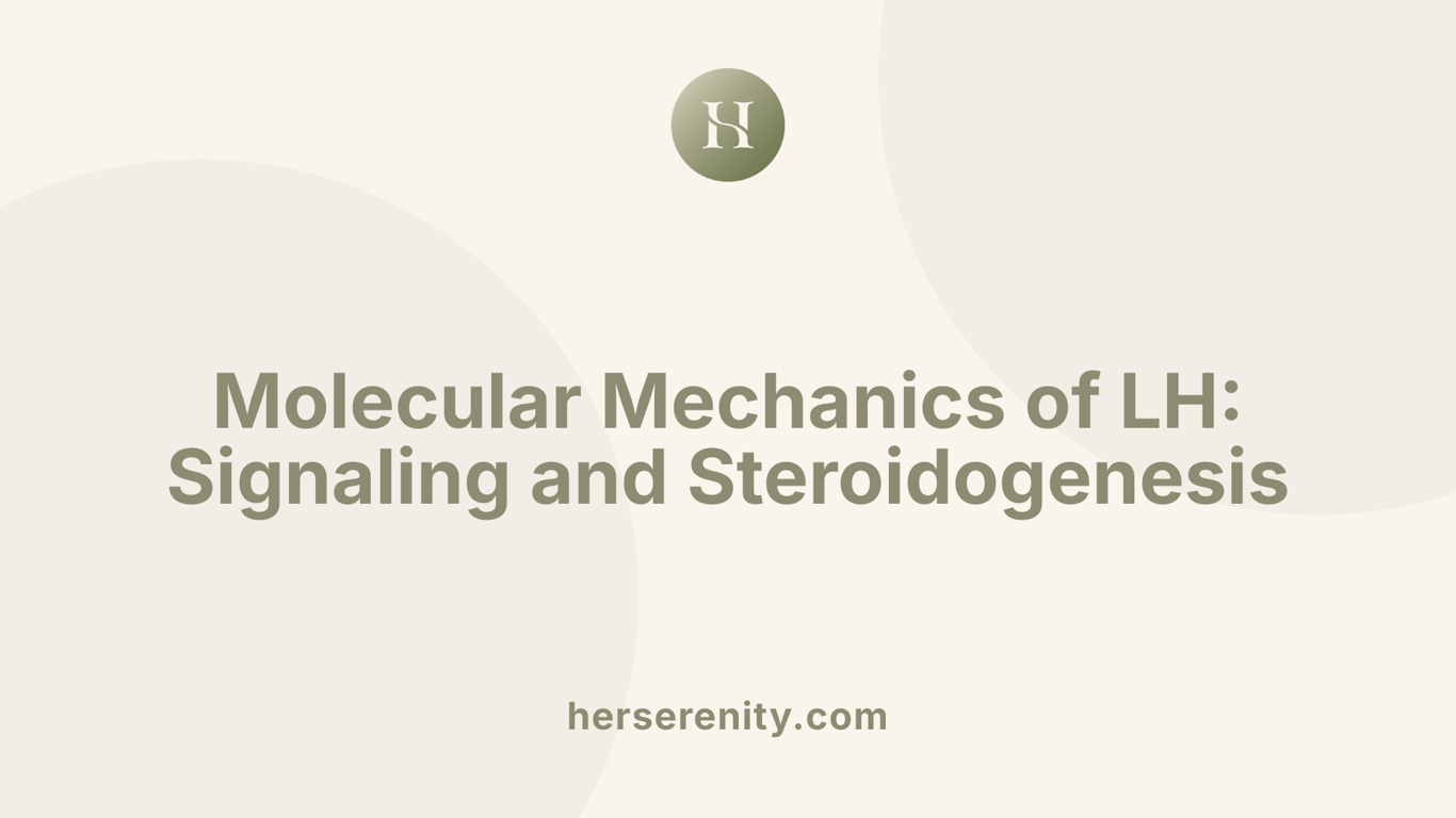 Molecular Mechanics of LH: Signaling and Steroidogenesis