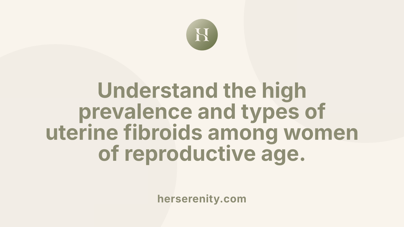 Understand the high prevalence and types of uterine fibroids among women of reproductive age.