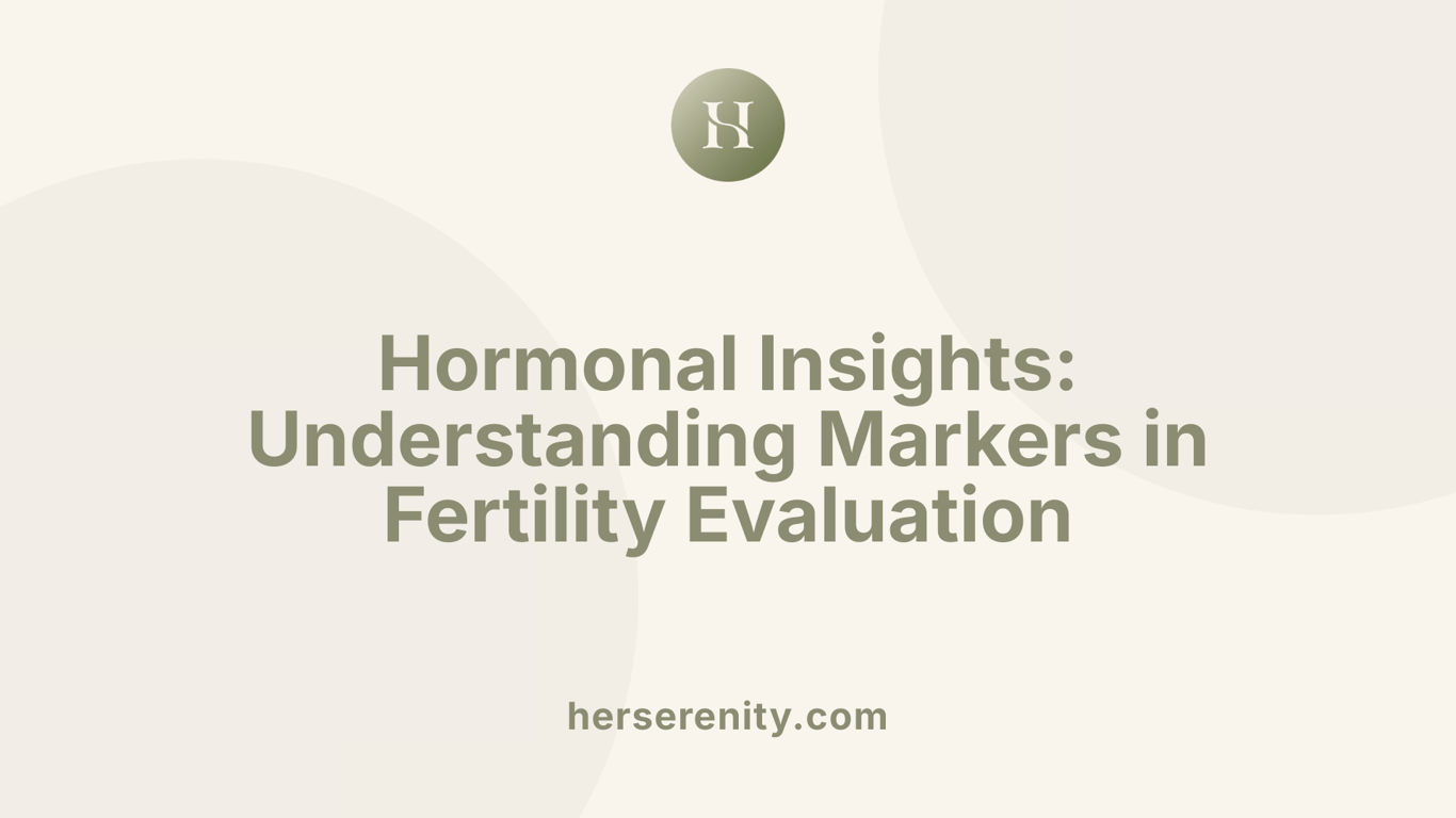 Hormonal Insights: Understanding Markers in Fertility Evaluation